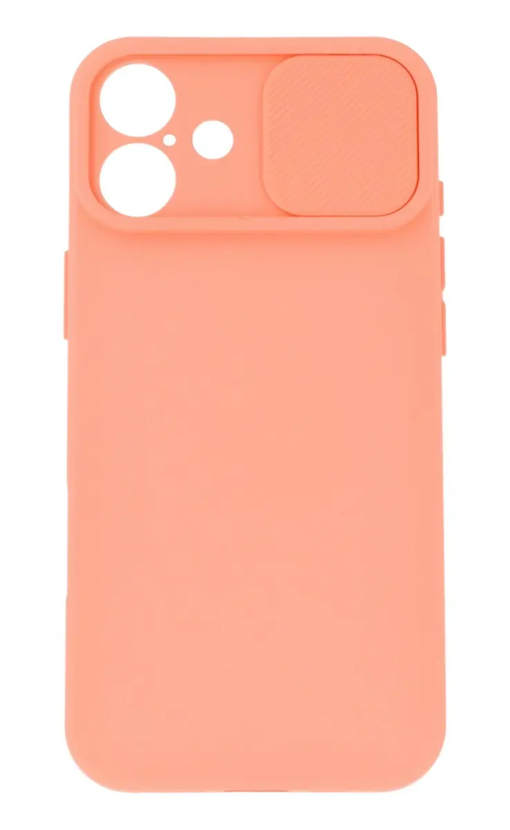 Zadní kryt Camshield Soft na iPhone 16 Plus lososový
