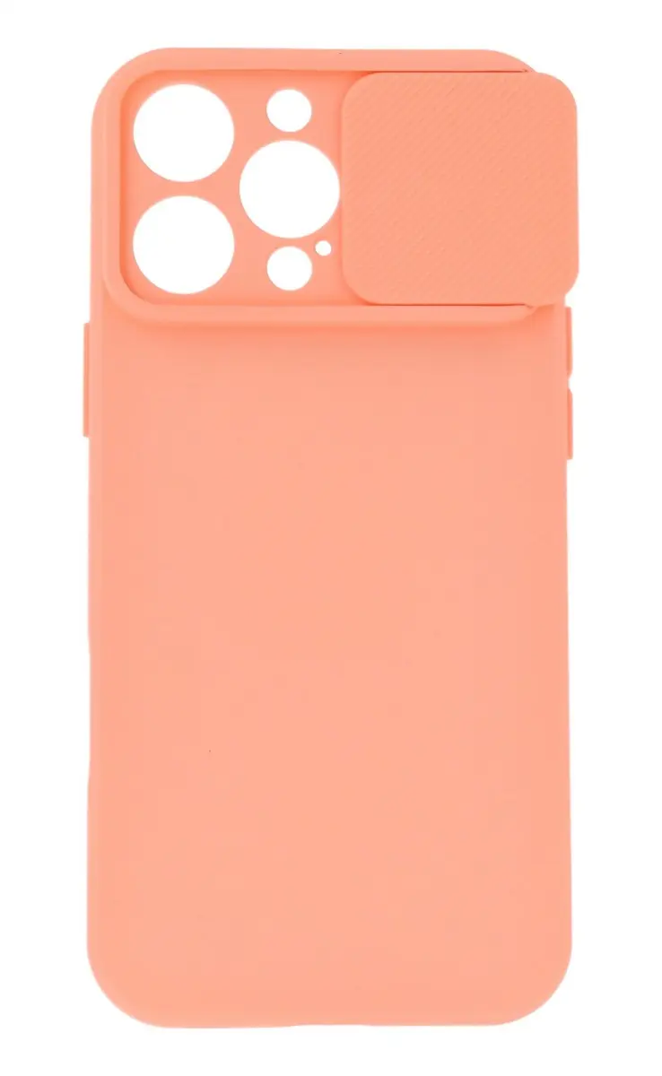 Zadní kryt Camshield Soft na iPhone 16 Pro lososový