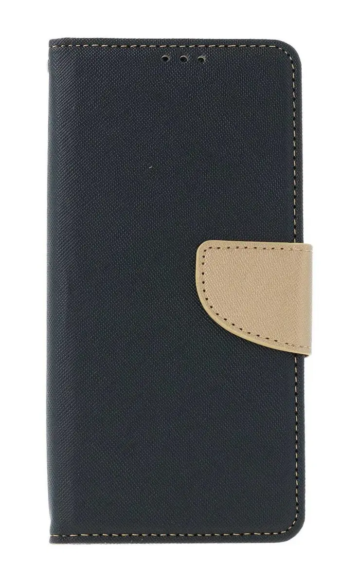 Pouzdro TopQ Xiaomi Redmi Note 13 Pro knížkové černo-zlaté 130645
