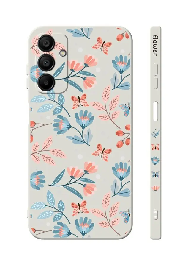 Kryt TopQ Design Samsung A15 Romantické kvítky 130722