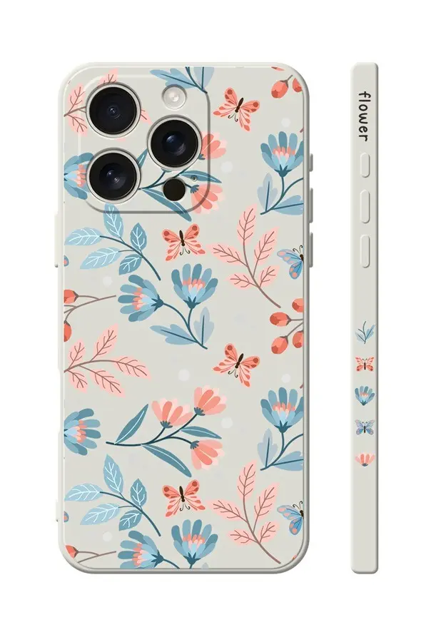 Kryt TopQ Design iPhone 16 Pro Max Romantické kvítky 130797