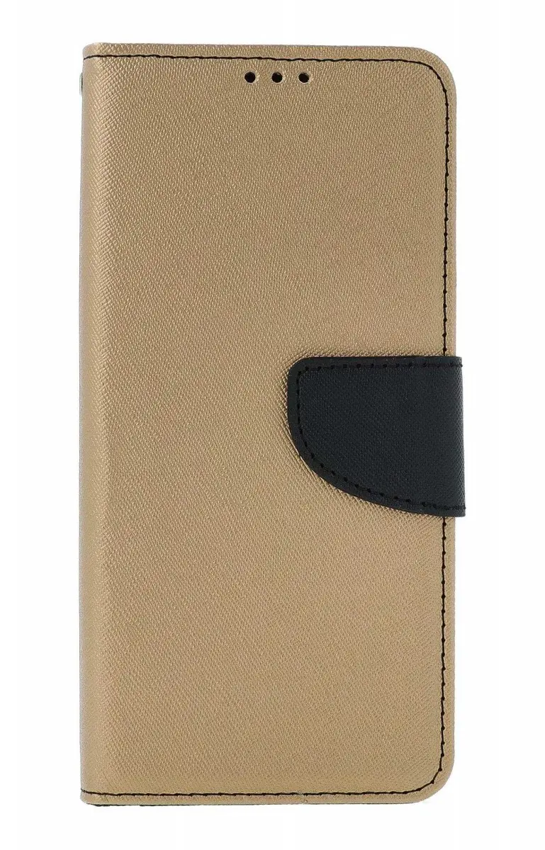 Pouzdro TopQ Xiaomi Redmi 13C knížkové zlaté 130874
