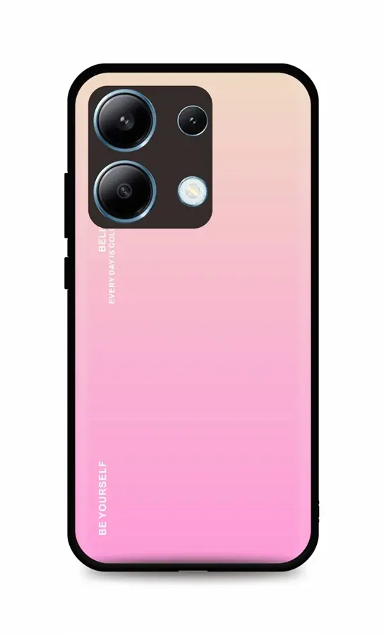 Kryt TopQ LUXURY Xiaomi Redmi Note 13 pevný duhový meruňkový 120977