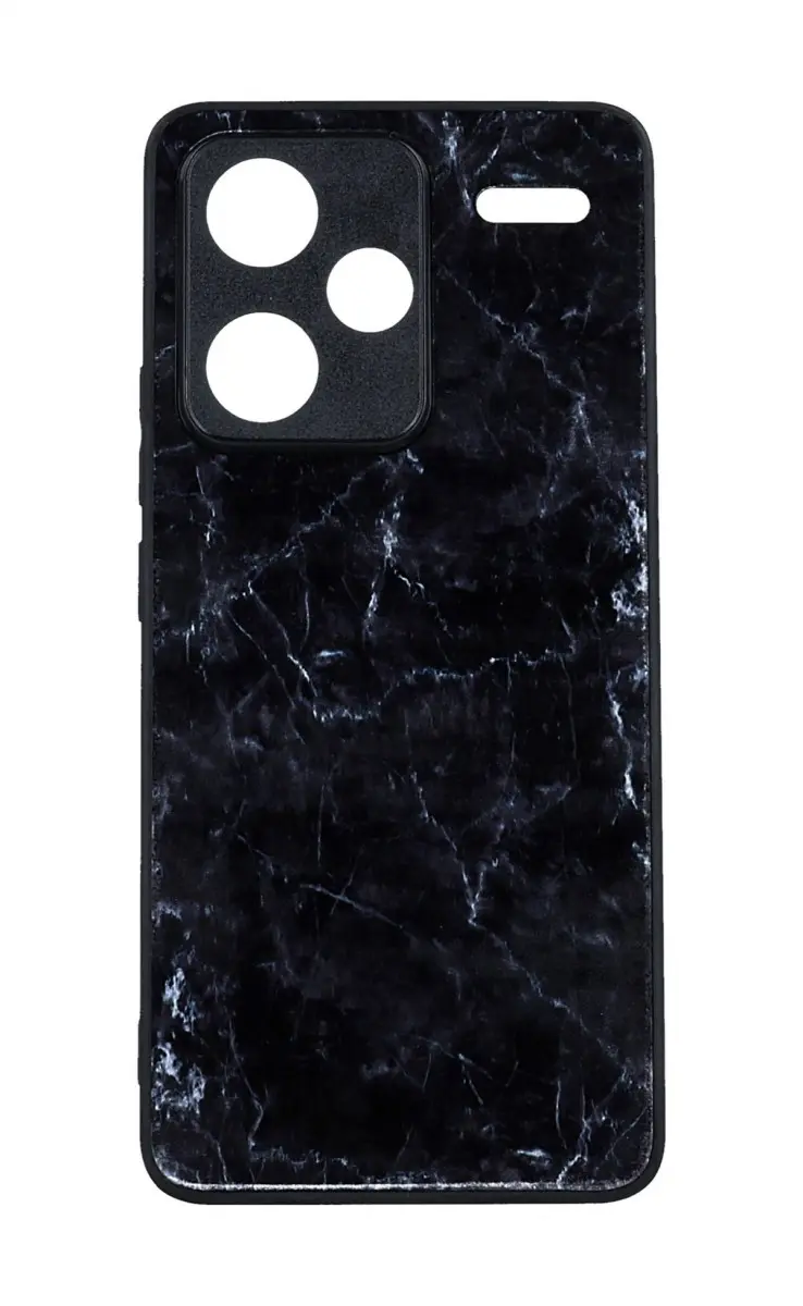 Kryt TopQ Marble Xiaomi Redmi Note 13 Pro+ 5G pevný Smoky Black 121022