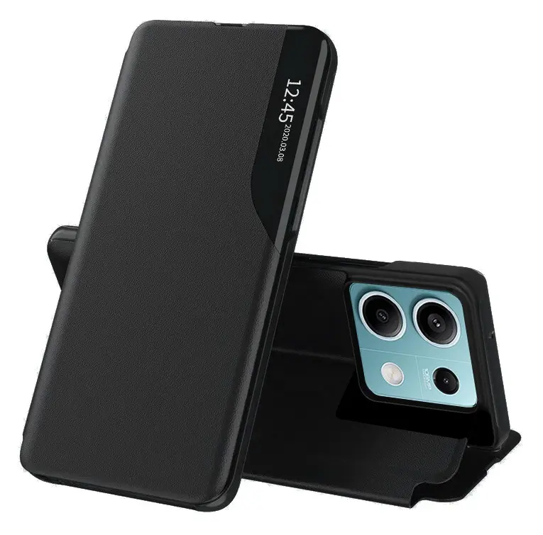 Pouzdro TopQ Xiaomi Redmi Note 13 Smart View knížkové černé 121161