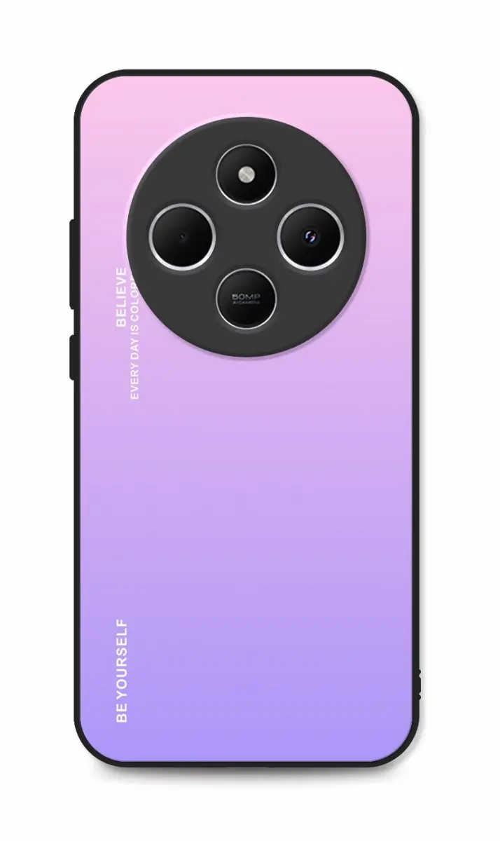 Kryt TopQ LUXURY Xiaomi Redmi 14C pevný duhový růžový 131172