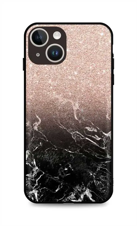Kryt TopQ LUXURY iPhone 14 pevný Sparkling Marble 111285