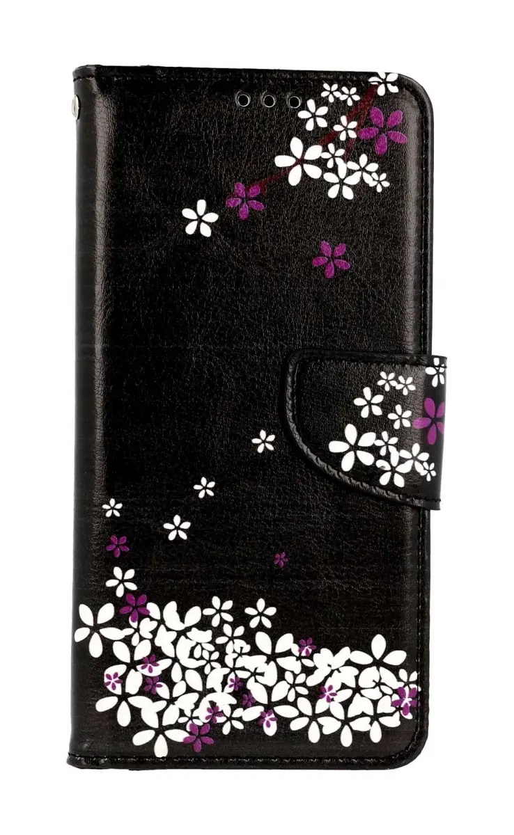 Pouzdro TopQ Motorola Edge 40 knížkové Květy sakury 121326