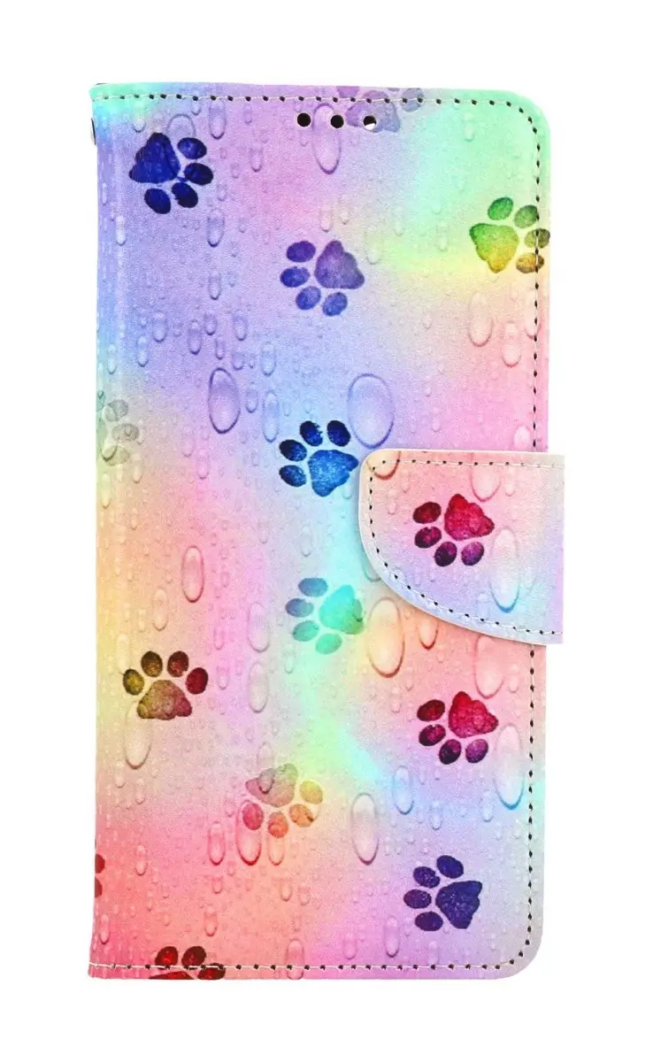 Pouzdro TopQ Xiaomi Redmi Note 13 5G knížkové Tlapky 121389