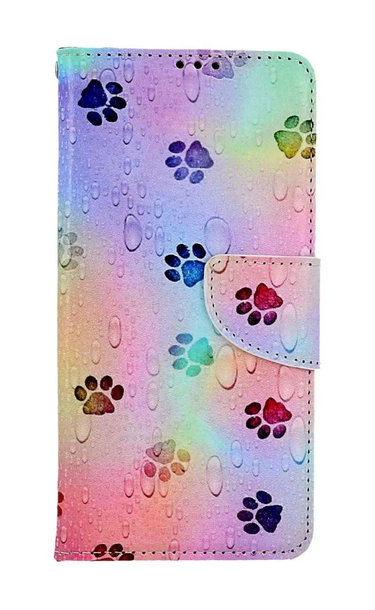 Pouzdro TopQ Xiaomi Redmi Note 13 Pro knížkové Tlapky 121401