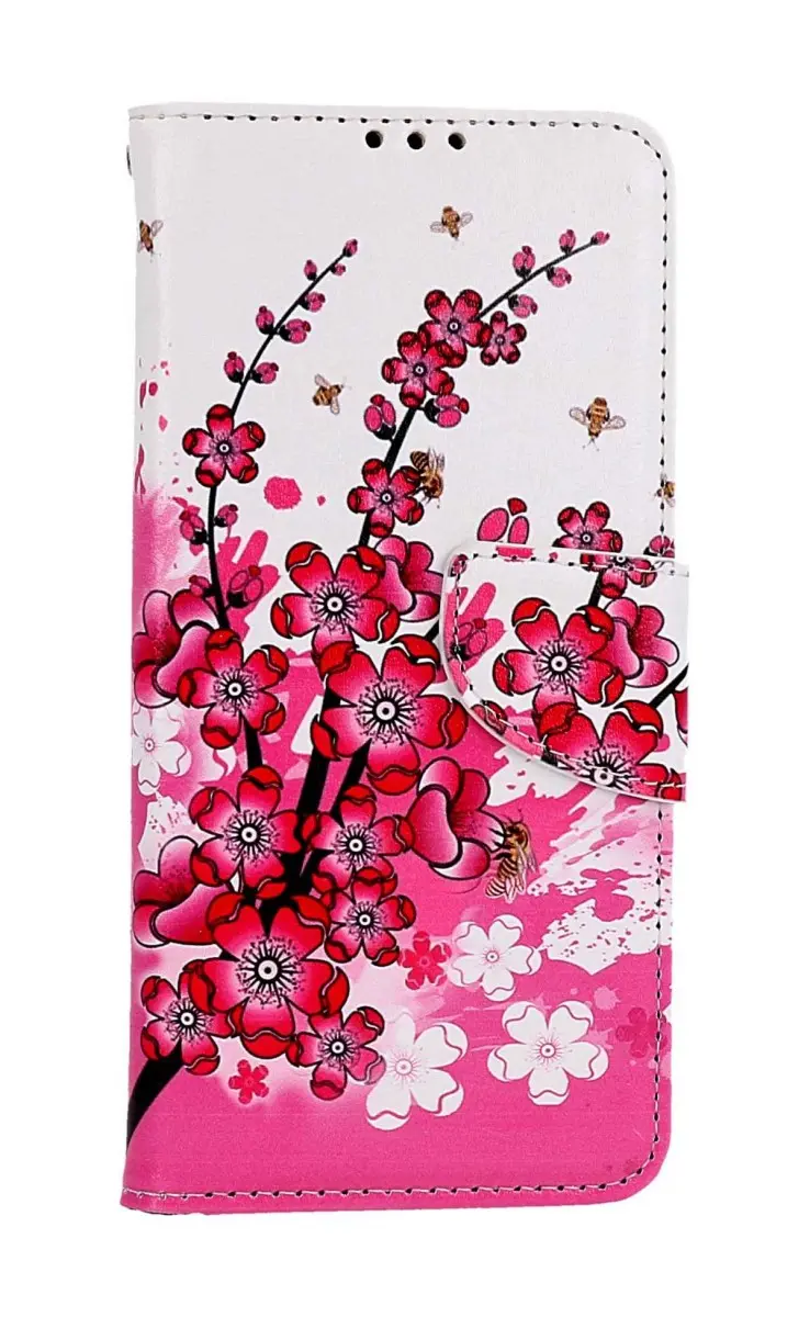 Pouzdro TopQ Xiaomi Redmi Note 13 Pro+ 5G knížkové Kytičky 121418