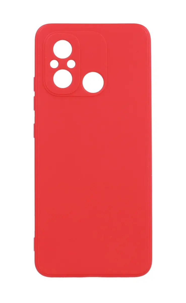 Kryt TopQ Pastel Xiaomi Redmi 12C červený 111424