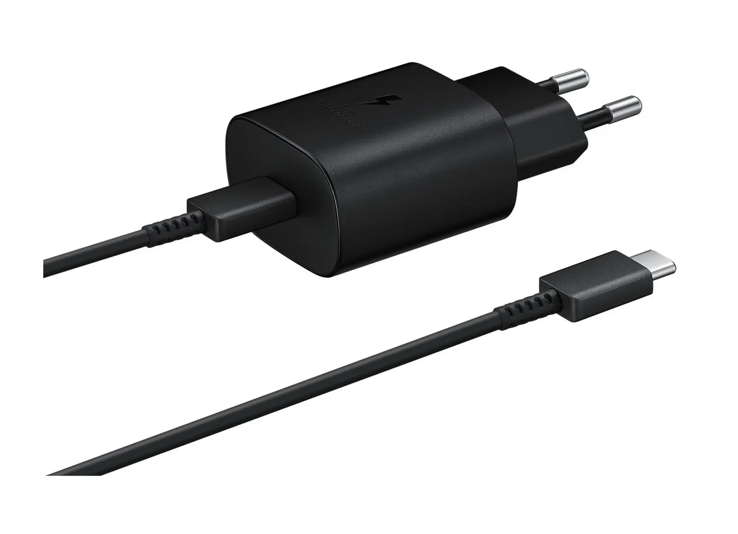 Originální USB-C (USB type-C) rychlonabíječka Samsung EP-T1510EBE + EP-DA705BBE černá 15W 91465