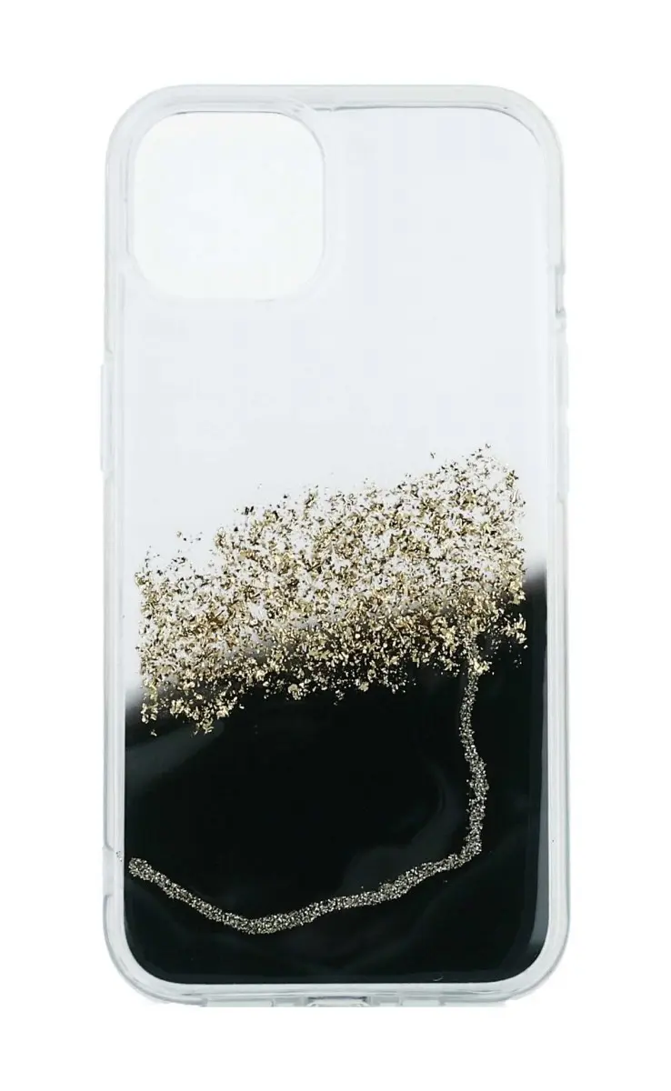 Kryt IDEAR iPhone 13 černo-zlatý 91492