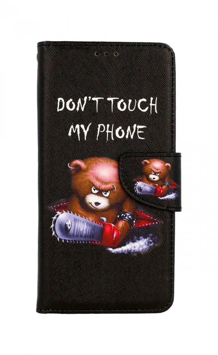 Pouzdro TopQ Realme 9i knížkové Don´t Touch méďa 71518