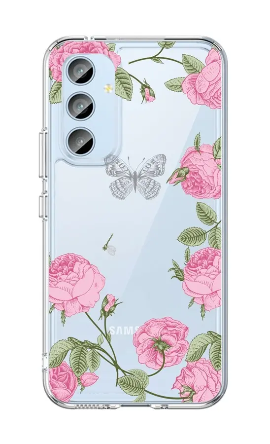 Kryt TopQ Image Samsung A54 5G Image pevný Pivoňky 121529