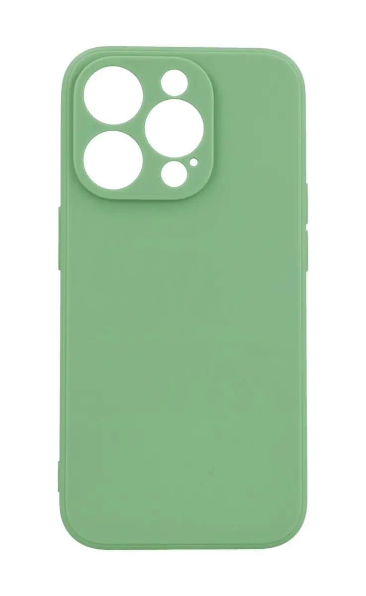 Kryt TopQ Pastel iPhone 15 Pro bledě zelený 111535