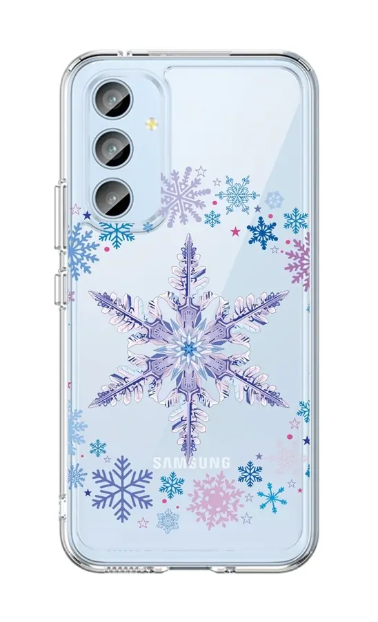 Kryt TopQ Image Samsung A54 5G Image pevný Snowflake 121556