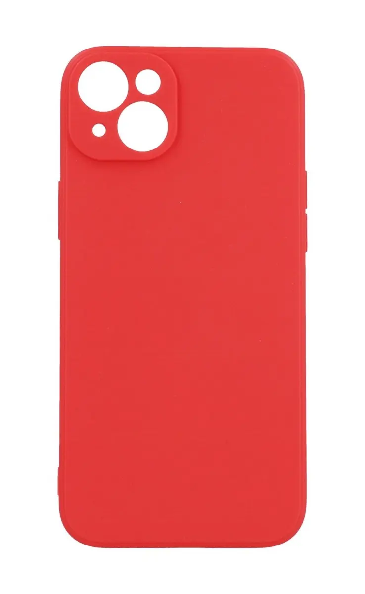 Kryt TopQ Pastel iPhone 15 Plus červený 111558