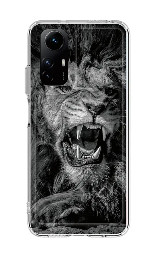 Kryt TopQ Image Xiaomi Redmi Note 12S Image pevný Černobílý lev 121610