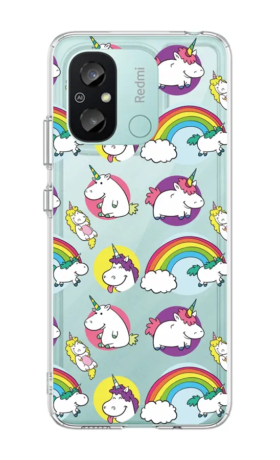 Kryt TopQ Image Xiaomi Redmi 12C Image pevný Chunky Unicorns 121636