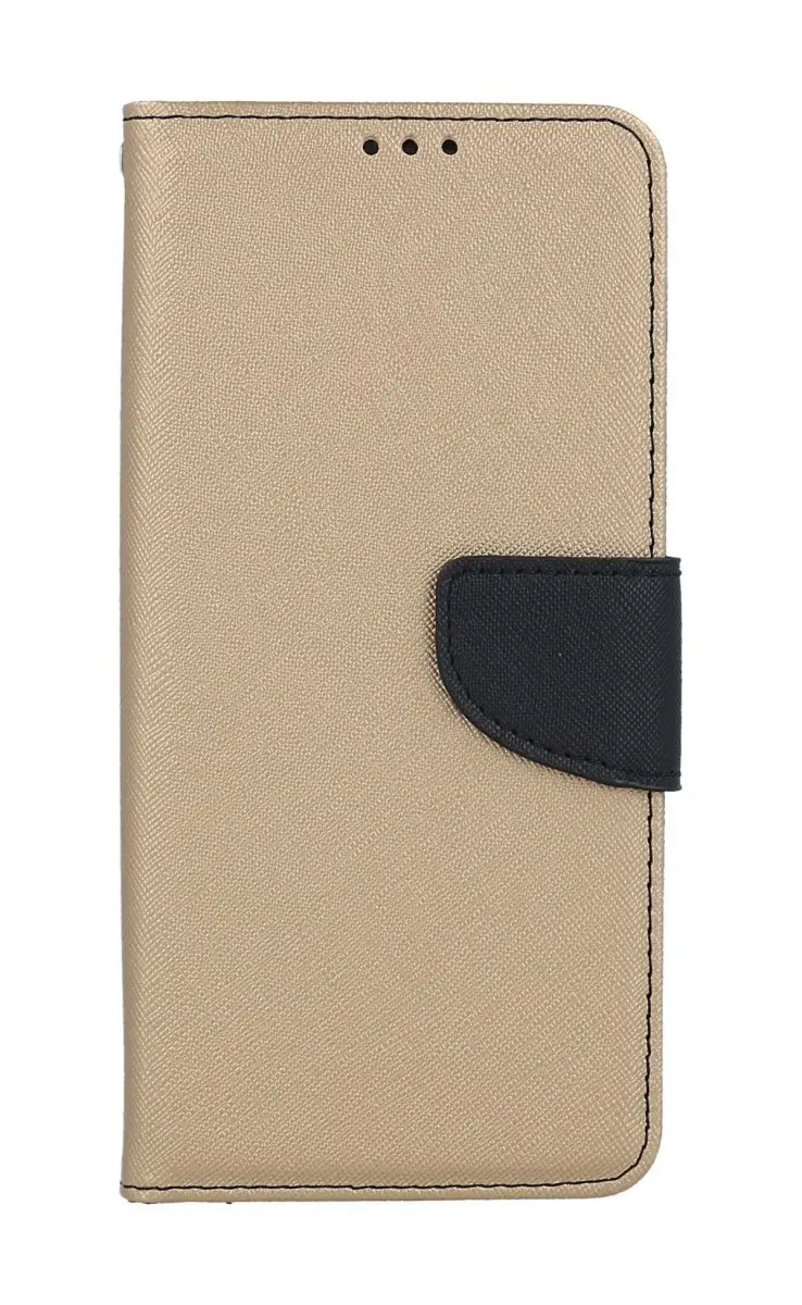 Pouzdro TopQ Samsung A14 knížkové zlaté 111650