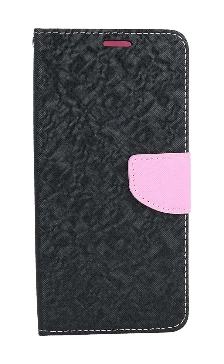 Pouzdro TopQ Samsung A14 5G knížkové černo-růžové 91762