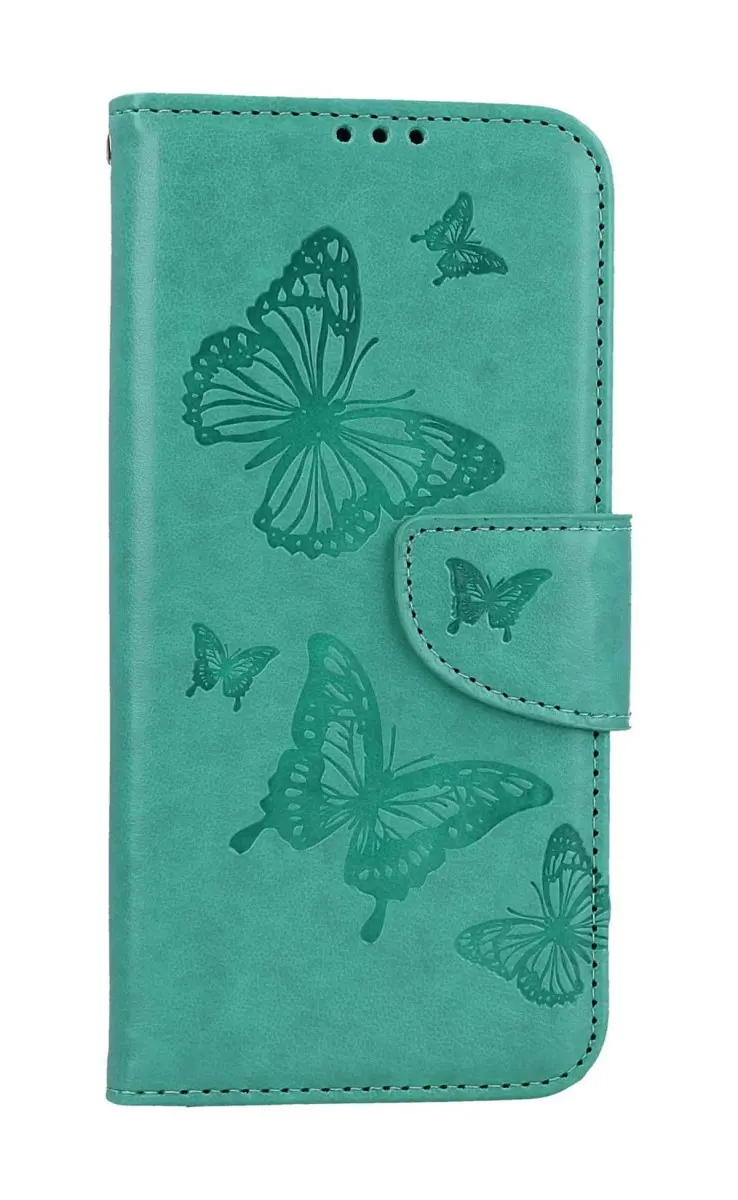 Pouzdro TopQ Samsung A34 knížkové Butterfly zelené 111948