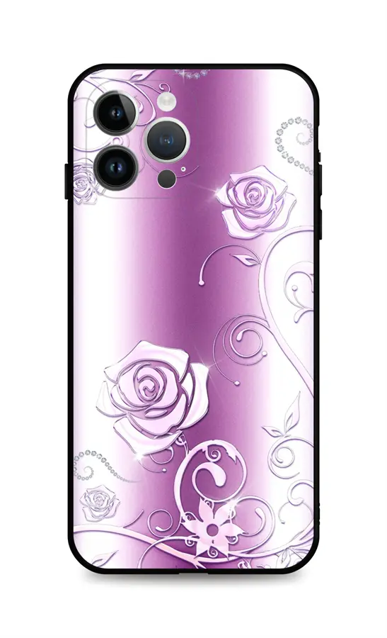 Kryt TopQ iPhone 14 Pro Abstract Roses 112041