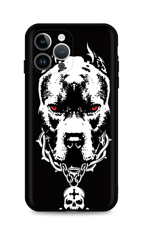 Kryt TopQ iPhone 14 Pro Fighting Dog 112042