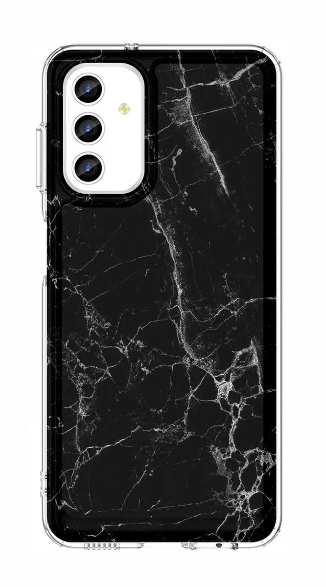 Kryt STYLE TopQ Samsung A13 pevný Mramor černý 132085