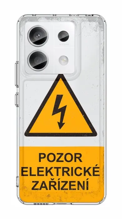 Kryt TopQ Image Xiaomi Redmi Note 13 Pro 5G pevný Pozor elektrické zařízení 132156