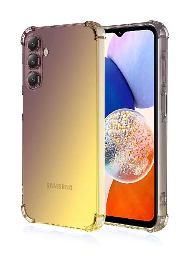 Kryt TopQ Samsung A16 Shock duhový purpurovo-žlutý 132291