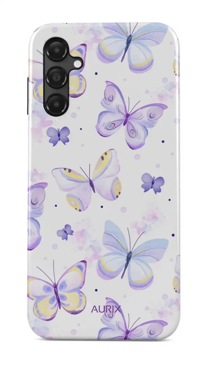 Kryt AURIX Samsung A16 pevný Butterflies 132299