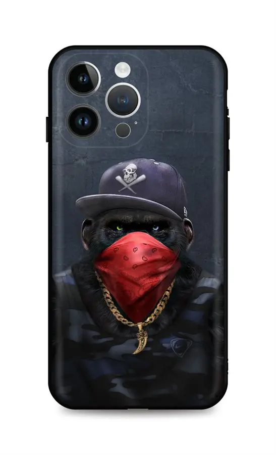 Kryt TopQ iPhone 14 Pro Monkey Gangster 82452