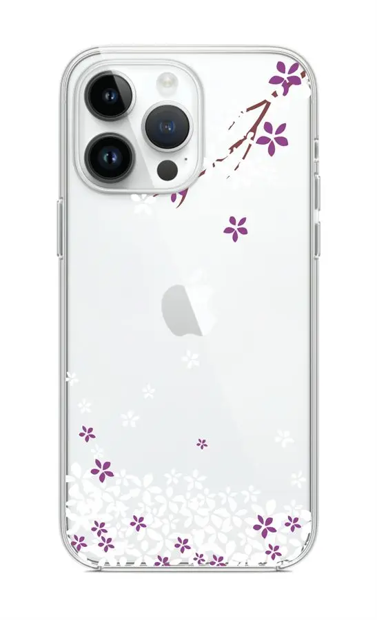 Kryt TopQ iPhone 14 Pro Květy sakury 82457