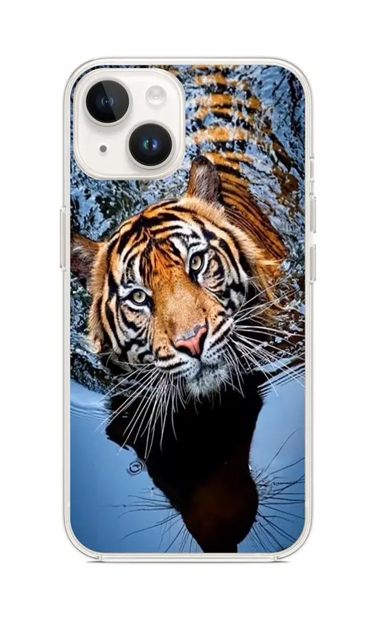 Kryt TopQ iPhone 14 Tygr 112479