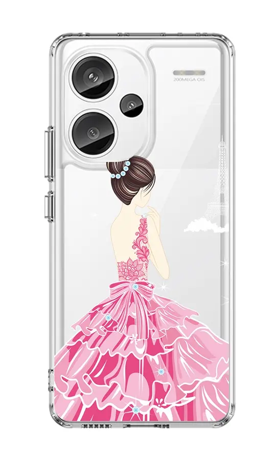 Kryt TopQ Image Xiaomi Redmi Note 13 Pro+ 5G Image pevný Pink Princess 122576