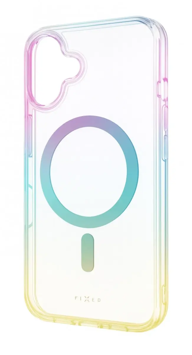 Zadní kryt FIXED MagRainbow s podporou MagSafe pro Apple iPhone 17, duhový