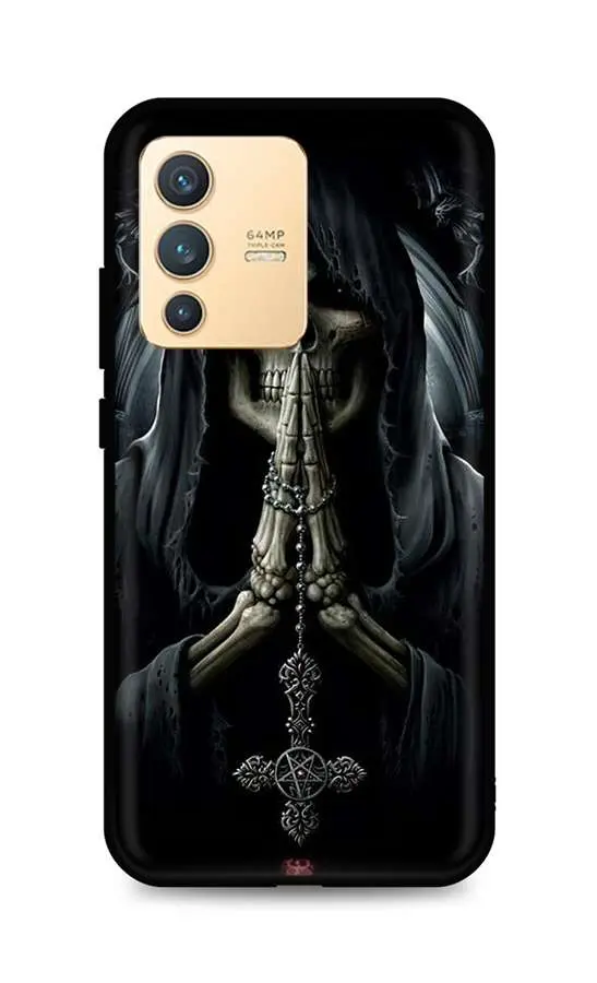 Kryt TopQ Vivo V23 5G silikon Grim Reaper 72738