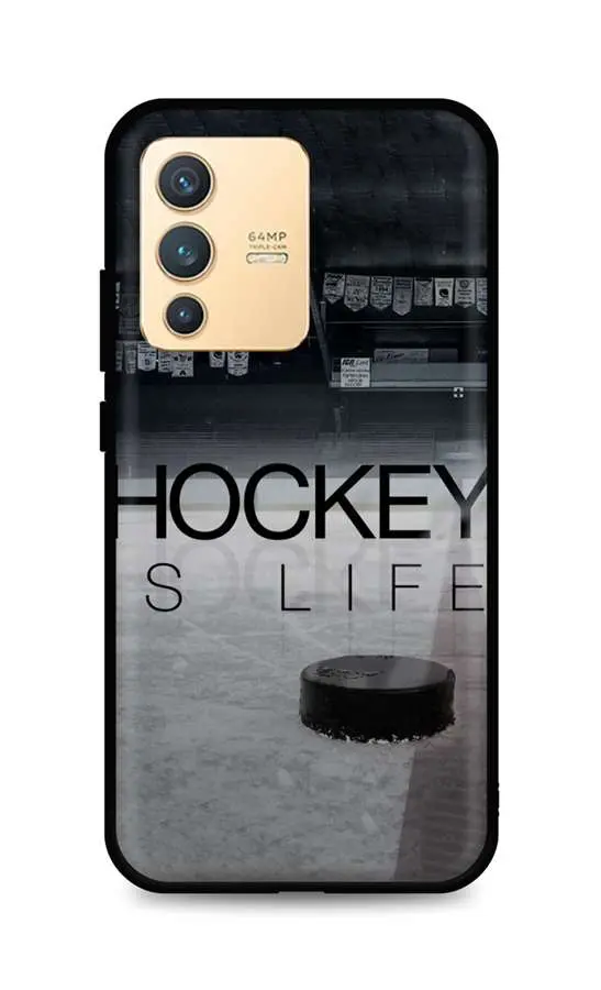Kryt TopQ Vivo V23 5G silikon Hockey Is Life 72754