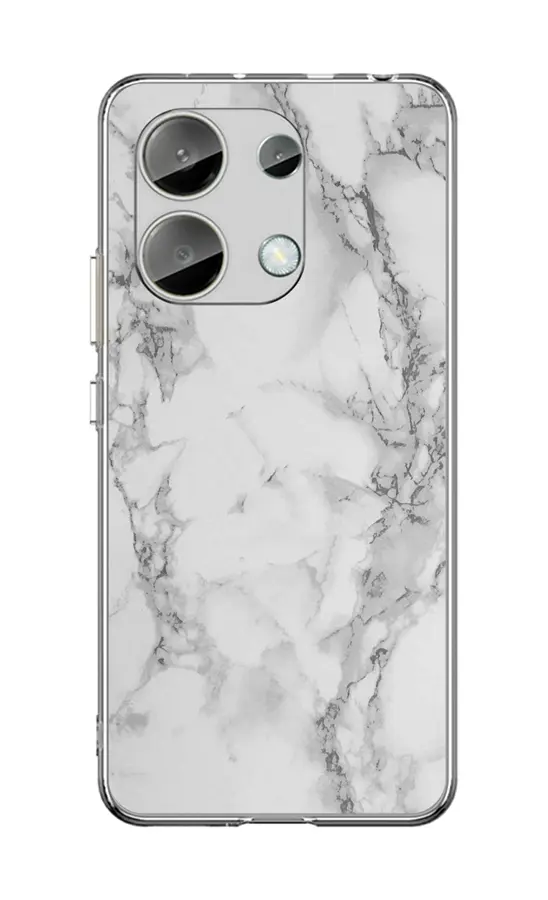 Kryt STYLE TopQ Xiaomi Redmi Note 13 pevný Mramor bílý 122755
