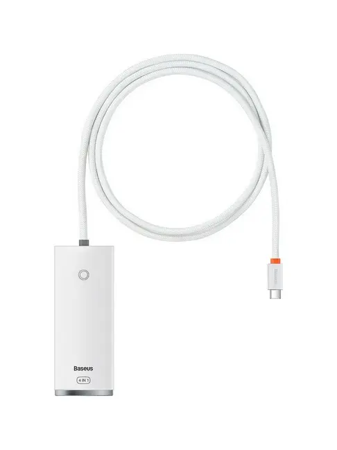 Adaptér Baseus HUB USB-C (Type-C) - 4x USB-A bílý 92795