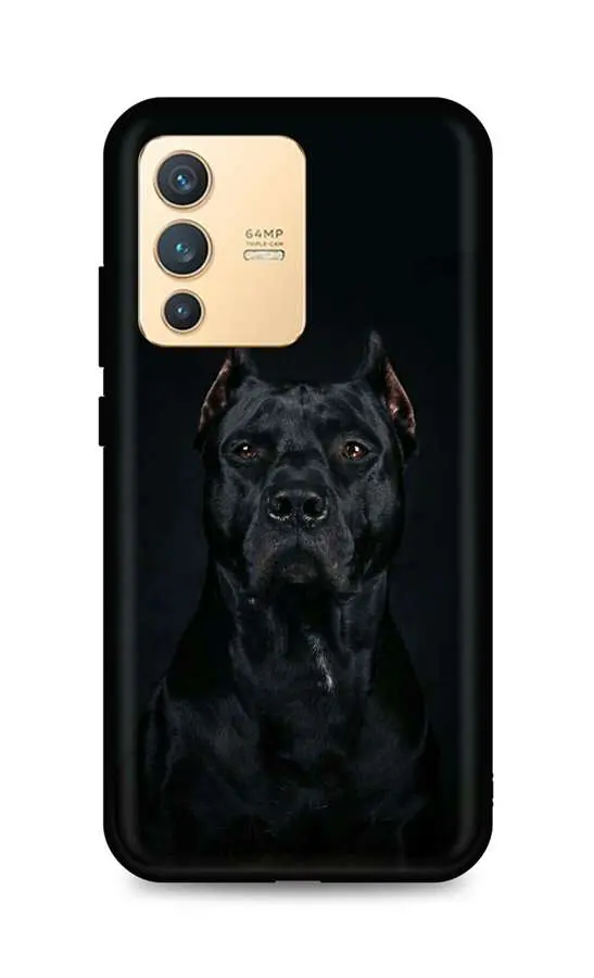 Kryt TopQ Vivo V23 5G silikon Dark Pitbull 72805