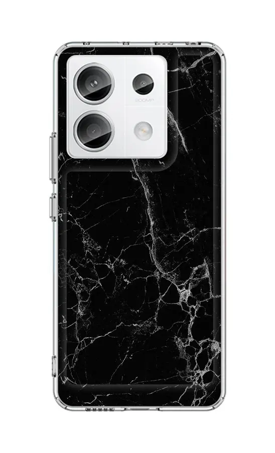 Kryt STYLE TopQ Xiaomi Redmi Note 13 Pro 5G pevný Mramor černý 122809
