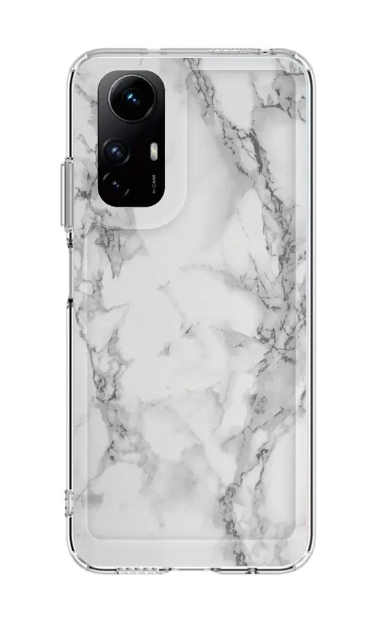 Kryt STYLE TopQ Xiaomi Redmi Note 12S pevný Mramor bílý 122831