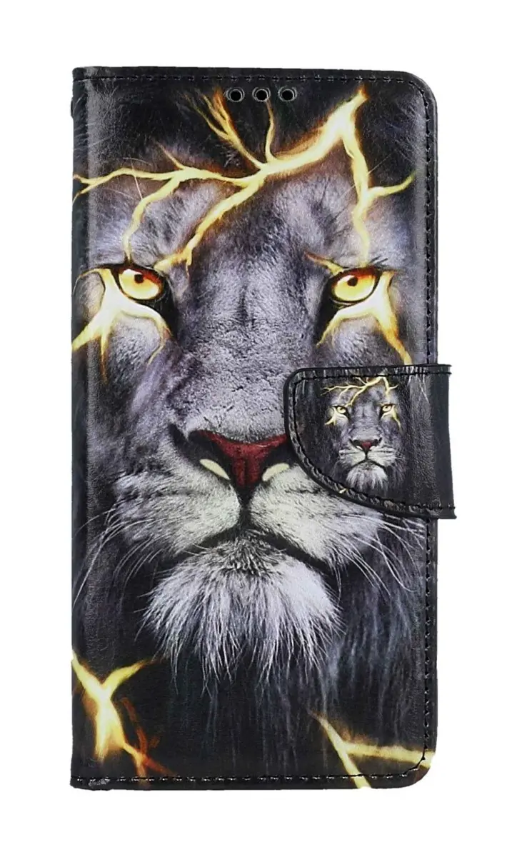 Pouzdro TopQ Xiaomi Redmi Note 12 knížkové Magický lev 112846