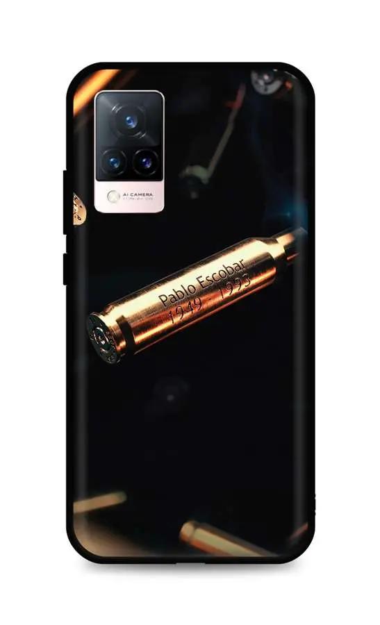 Kryt TopQ Vivo V21 5G silikon Pablo Escobar Bullet 72907
