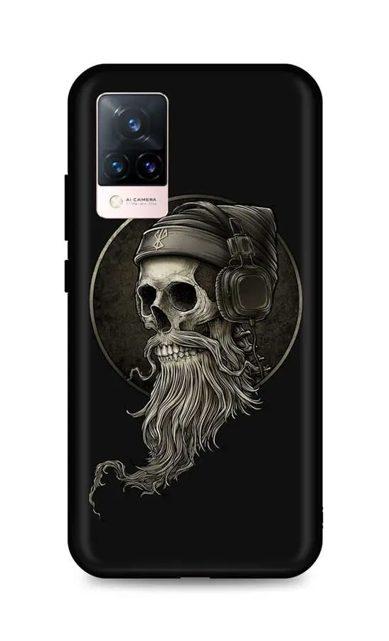 Kryt TopQ Vivo V21 5G silikon Music Skeleton 72920