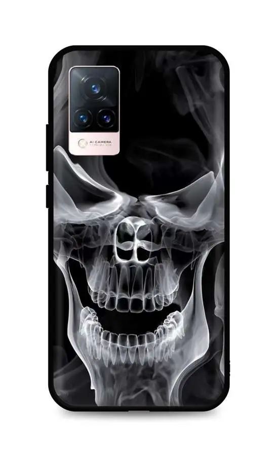 Kryt TopQ Vivo V21 5G silikon Deadly Smoke 72923